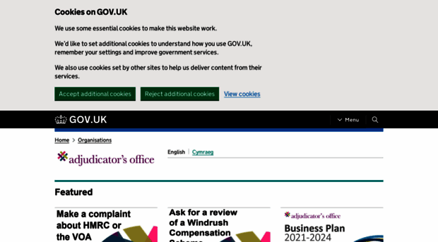 adjudicatorsoffice.gov.uk