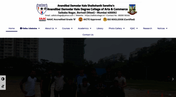 adkdcollege.in