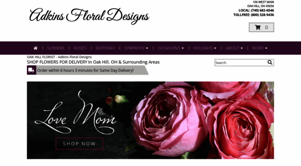 adkinsfloraldesign.com