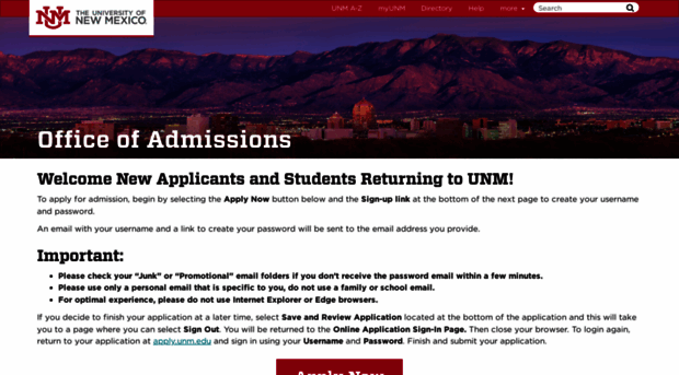 admapp.unm.edu