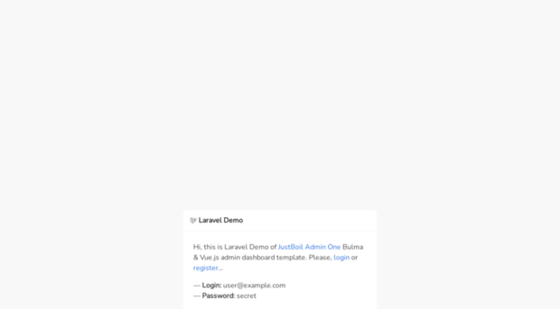 admin-one-laravel-free.justboil.me