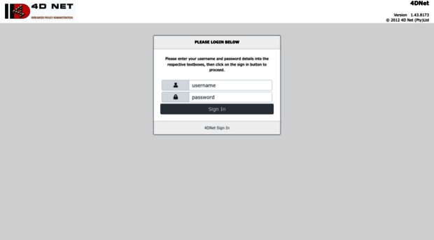 admin.4dnet.co.za