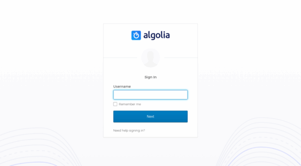 admin.algolia.com