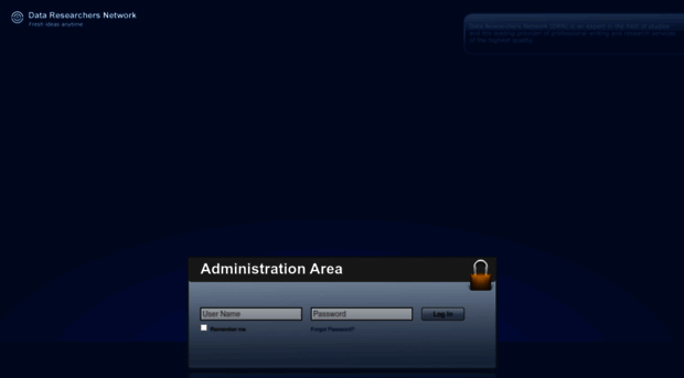 admin.dataresearchers.net