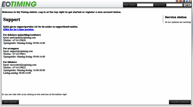 admin.eqtiming.no