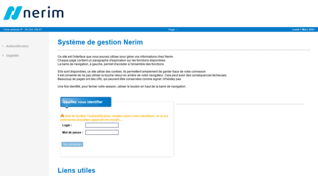 admin.nerim.net