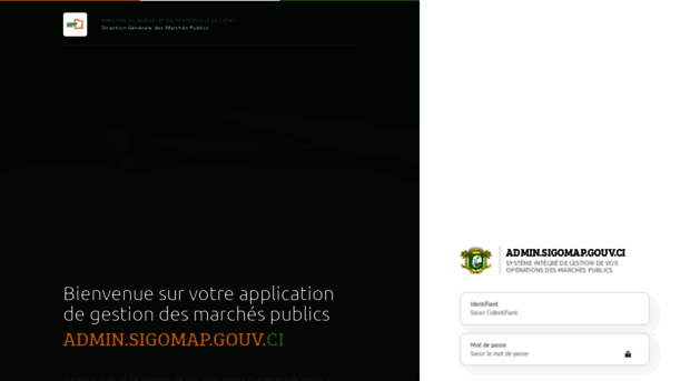 admin.sigomap.gouv.ci - Admin Sigomap Gouv