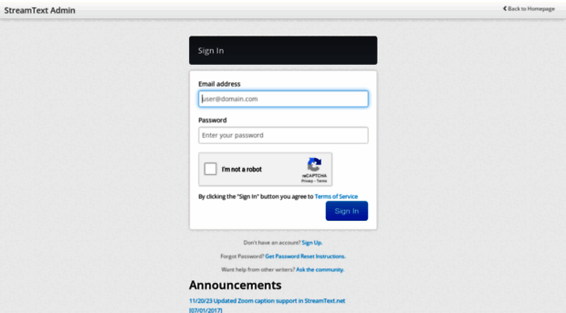 admin.streamtext.net