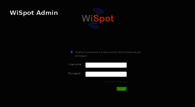 admin.wispot.it