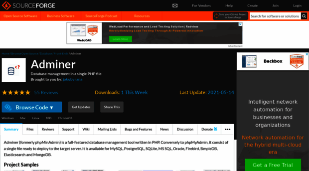 adminer.sourceforge.net