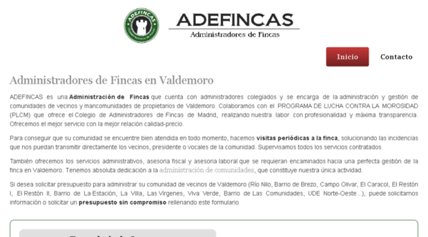 administradoresfincasvaldemoro.com