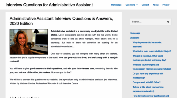 administrativeassistantinterviewquestions.com