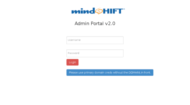 adminportal.mindshift.com