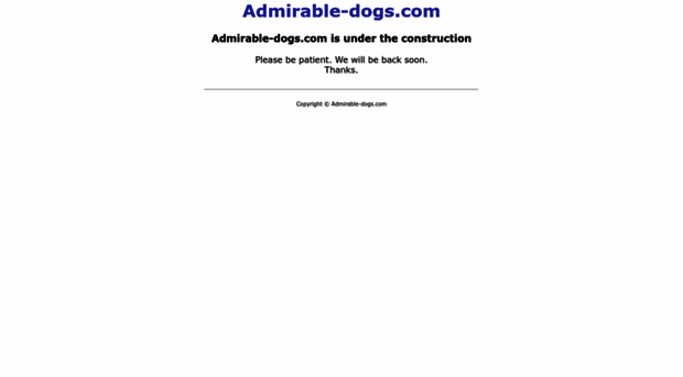 admirable-dogs.com