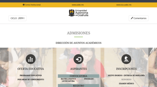 admisiones.uadec.mx