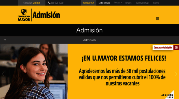 admisionmayor.cl