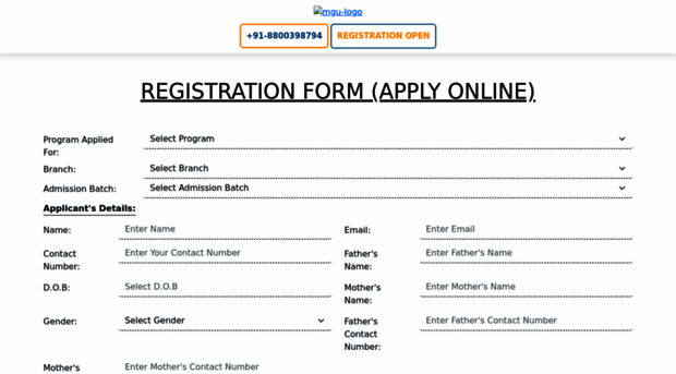 admission.mgu.edu.in