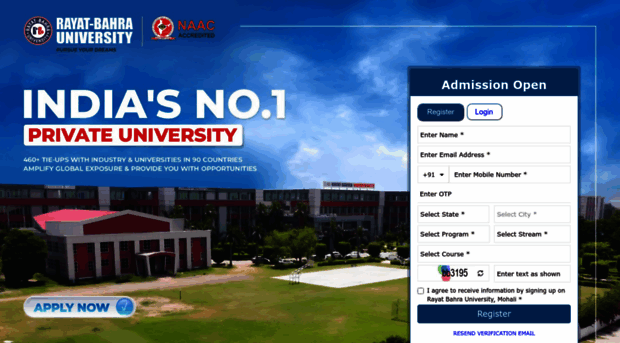 admission.rayatbahrauniversity.edu.in