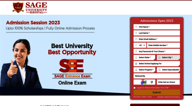 admission.sageuniversity.edu.in