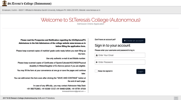 admission.teresas.ac.in