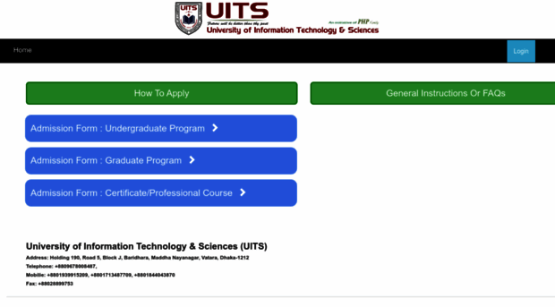 admission.uits.edu.bd