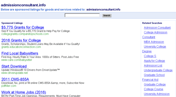 admissionconsultant.info