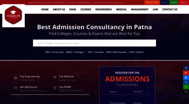 admissionexpert.co.in