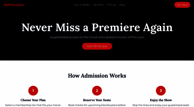 admissionmovie.com