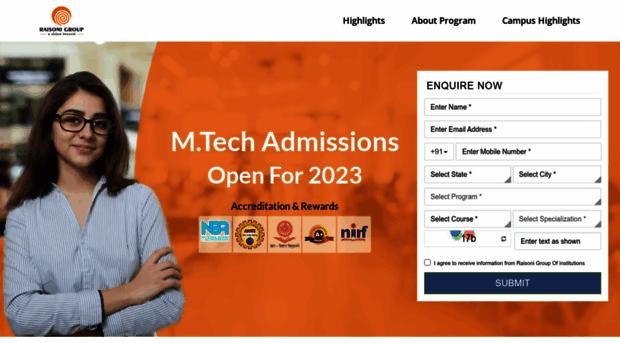 admissionmtechpune.raisoni.net