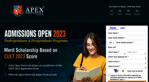 admissions.apexuniversity.co.in