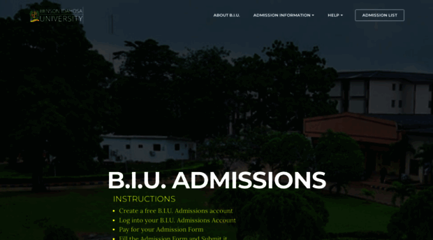 admissions.biuportal.net