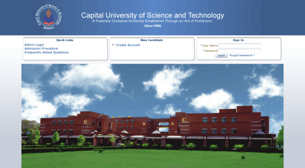 admissions.cust.edu.pk
