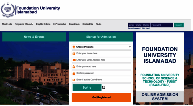 admissions.fui.edu.pk