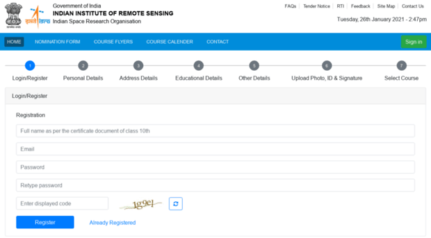 admissions.iirs.gov.in