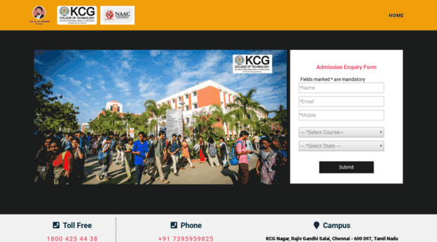 admissions.kcgcollege.ac.in