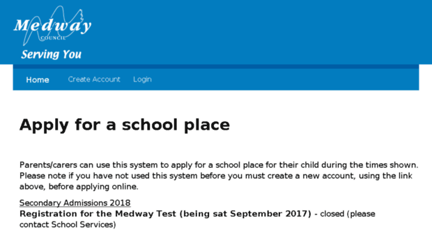 admissions.medway.gov.uk