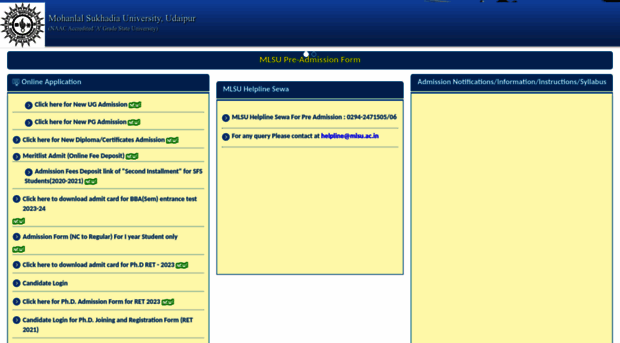 admissions.mlsuportal.in