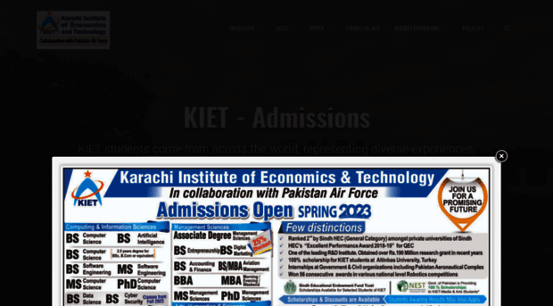 admissions.pafkiet.edu.pk