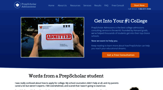 admissions.prepscholar.com