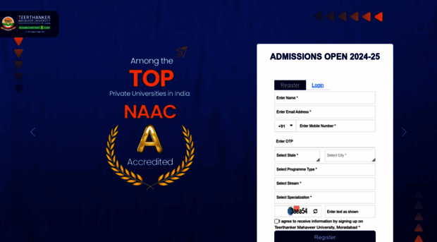 admissions.tmu.ac.in