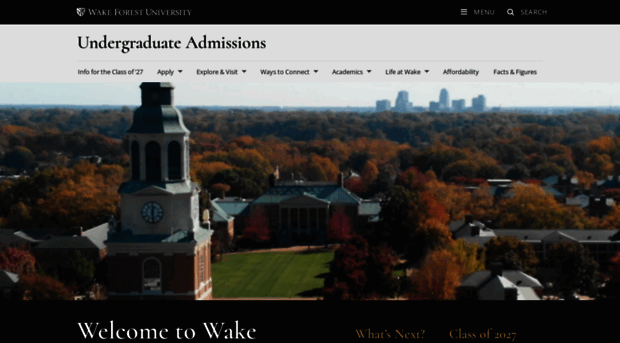 admissions.wfu.edu