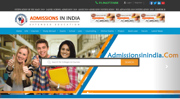 admissionsinindia.com