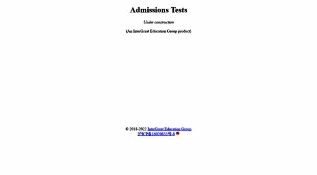 admissiontests.com