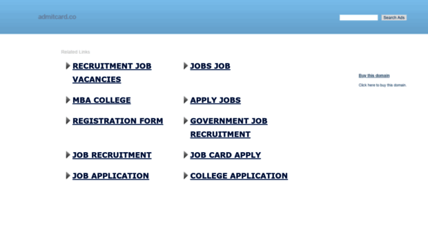 admitcard.co