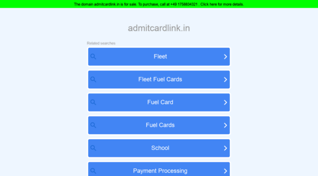 admitcardlink.in