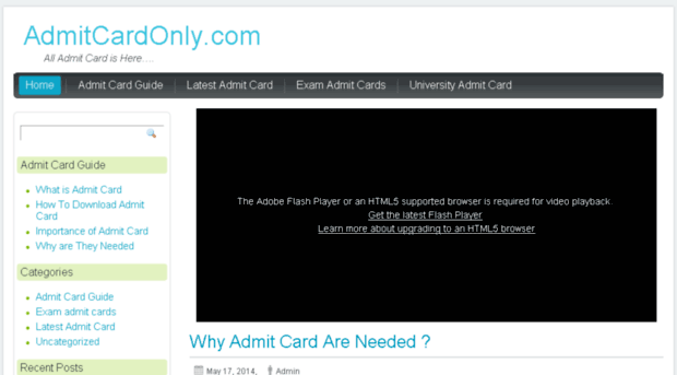 admitcardonly.com