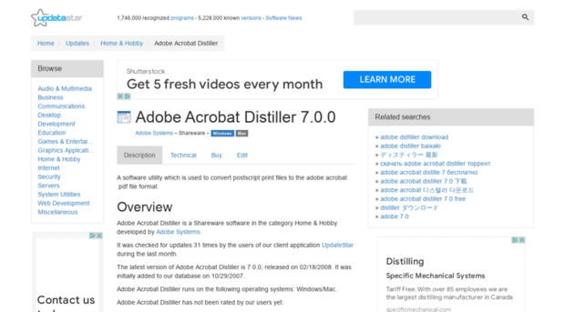 adobe-acrobat-distiller.updatestar.com