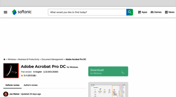 adobe-acrobat-professional.en.softonic.com