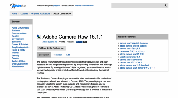 adobe-camera-raw.updatestar.com