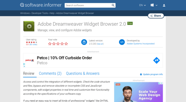 adobe-dreamweaver-widget-browser.software.informer.com